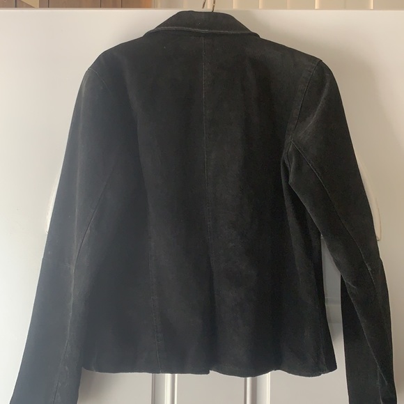 Suede Leather Coat - Picture 2 of 4